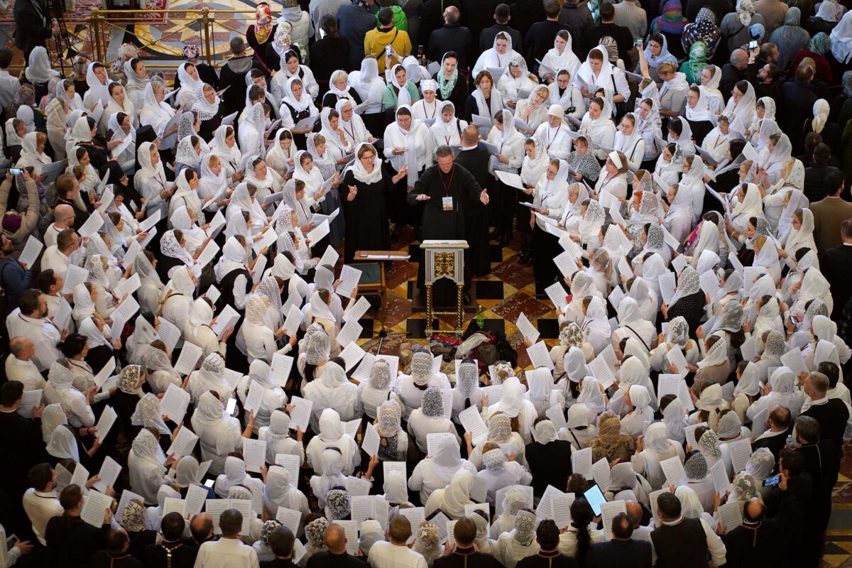 Сводный хор. Фото Тамбовской епархии