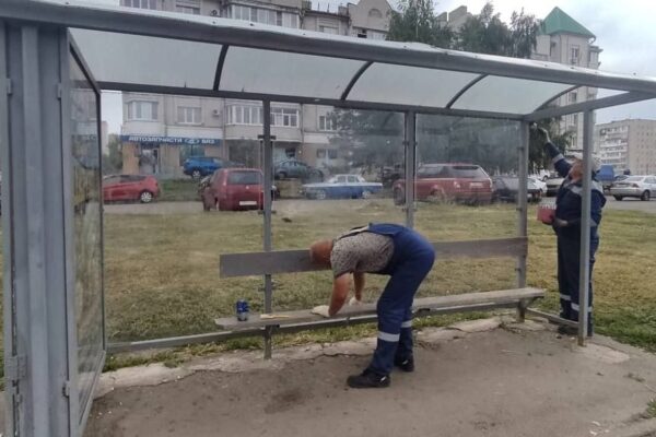 Только за эту неделю в Тамбове приведено в порядок более 50 остановок