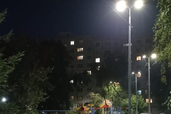 На улицах Тамбова загораются новые светильники