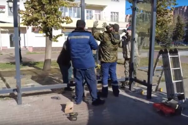 Остановка вместо ларька