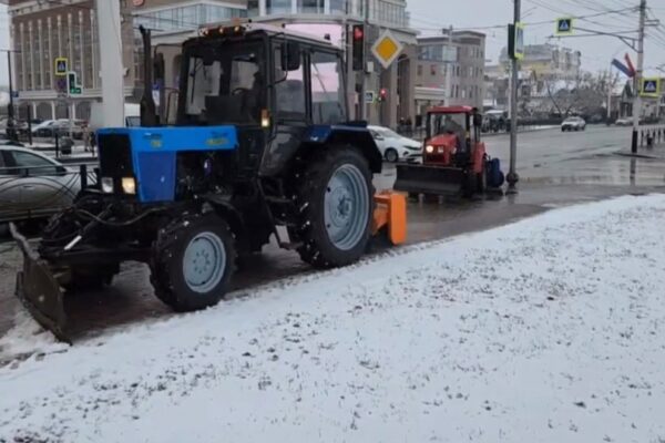В Тамбове службы городского хозяйства работают в усиленном режиме