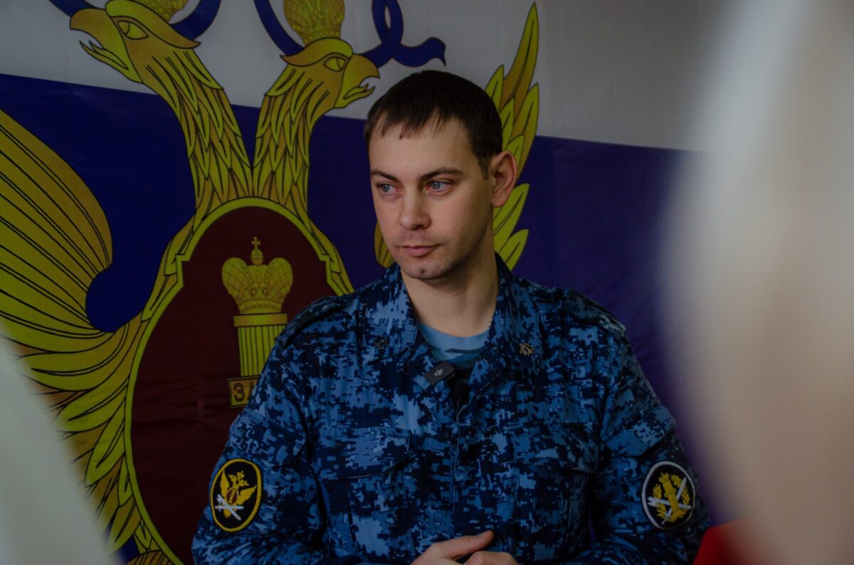 Инспектор охраны исправительной колонии №5 УФСИН России по Тамбовской области Максим Чученков
