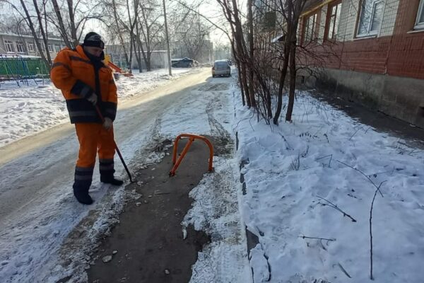 В тамбовских дворах демонтируют блокираторы