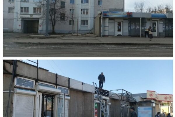 Владельцы торговых павильонов и рекламных конструкций включаются в общегородскую уборку