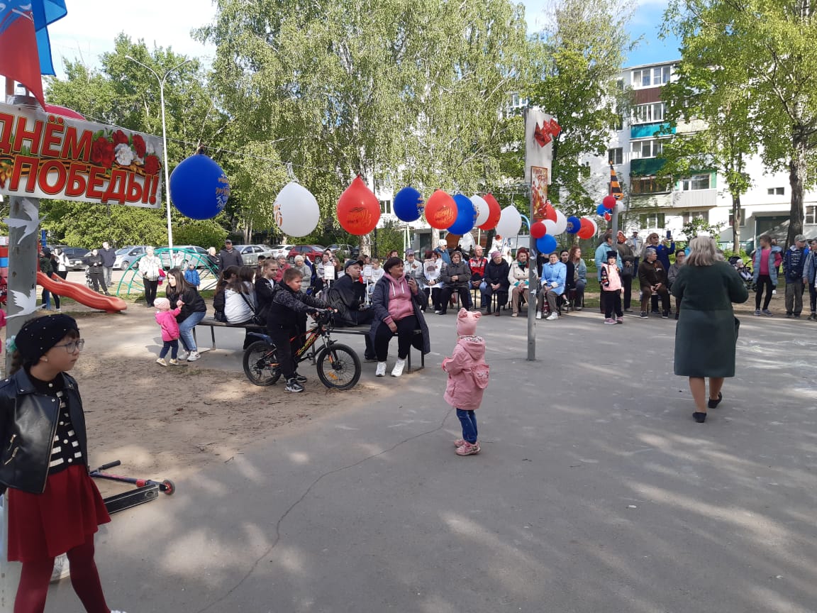 Мероприятия ко Дню Победы проходят по месту жительства горожан