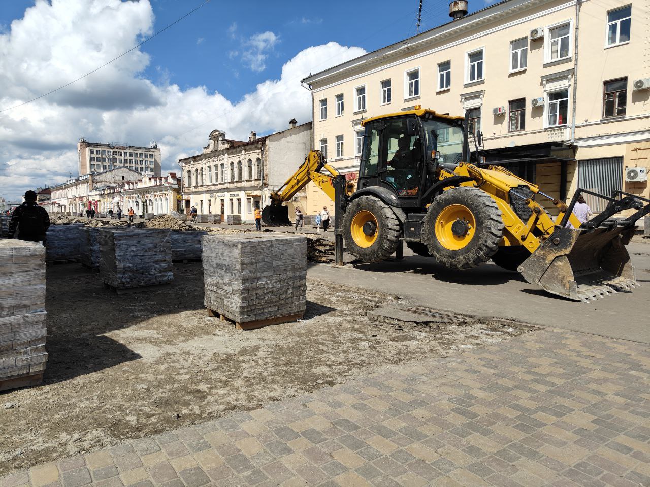 На Тамбовском Арбате началось благоустройство