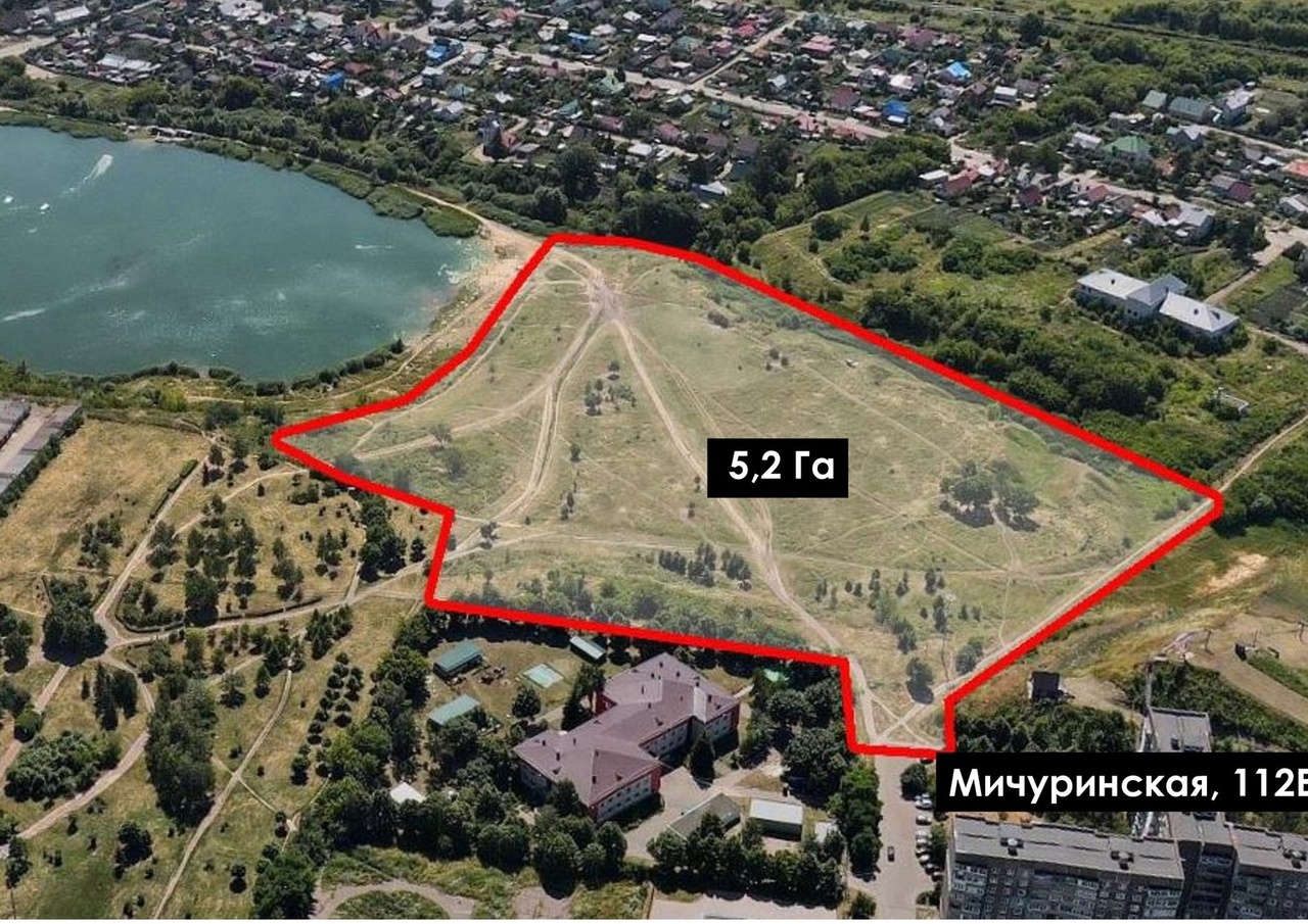 Территория благоустройства в Ласковском карьере
