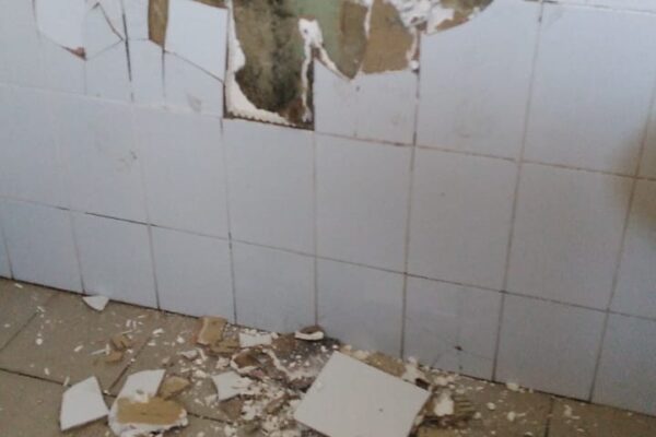 Вандалы в третий раз за месяц обезобразили туалет в Олимпийском парке в Тамбове