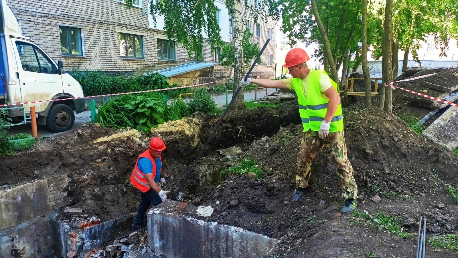Замена теплосетей