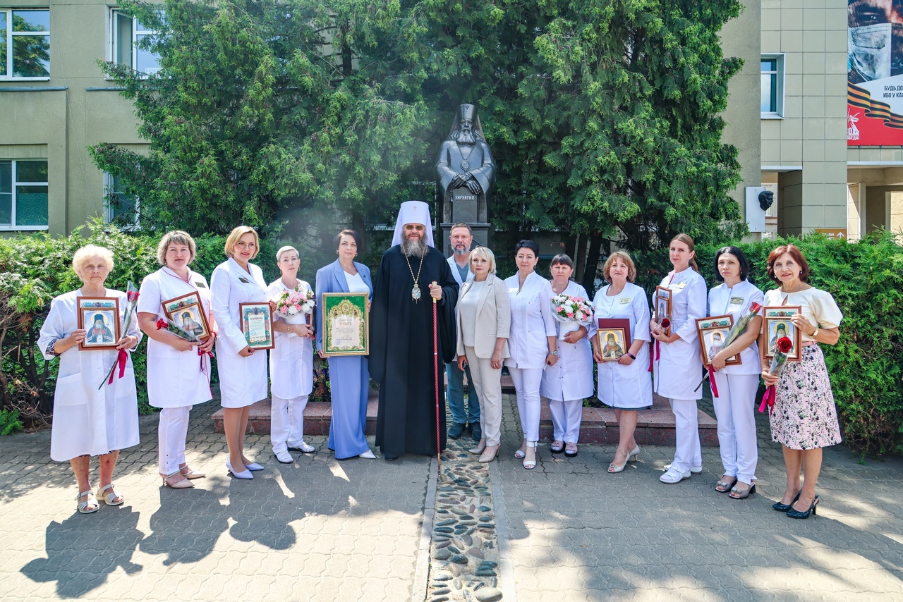 В день памяти святителя Луки чествовали сотрудников больницы его имени. Фото Тамбовской епархии