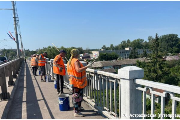 В Тамбове продолжают приводить в порядок дороги