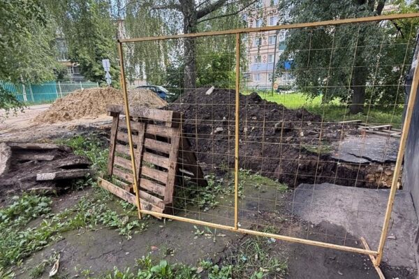 Ресурсники начали ремонт сетей на улице Клубной в Тамбове