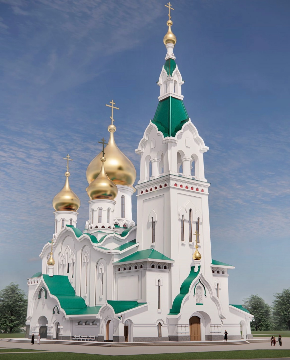 Фото со страницы строящегося храма в честь св. Луки Крымского