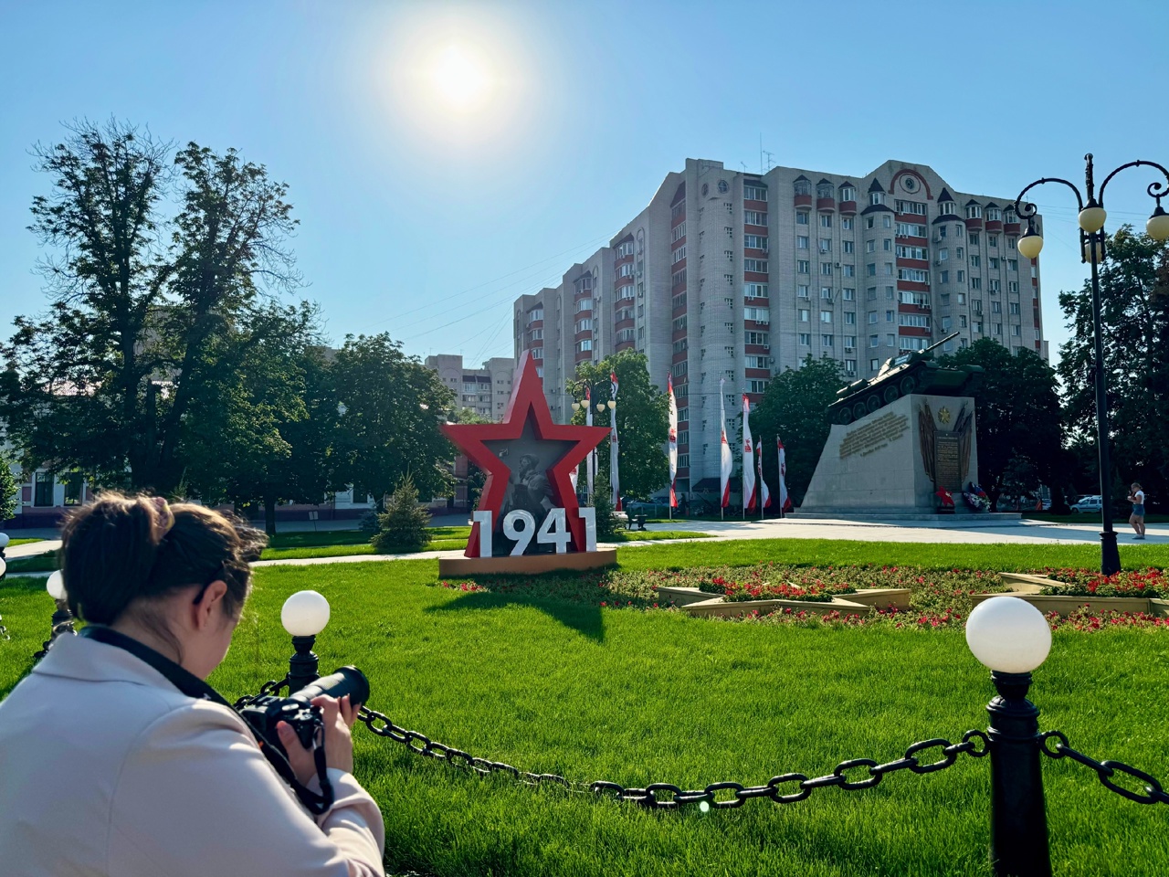Съемки фильма "Тамбов. Всё для Победы!". Фото АНО "Студия "Прикосновение"