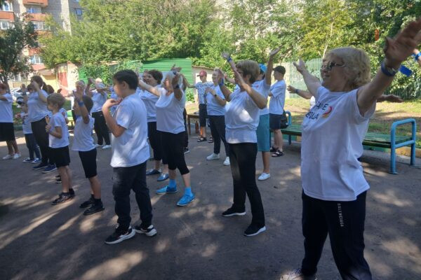 День физкультурника в Тамбове стартовал с общегородской зарядки