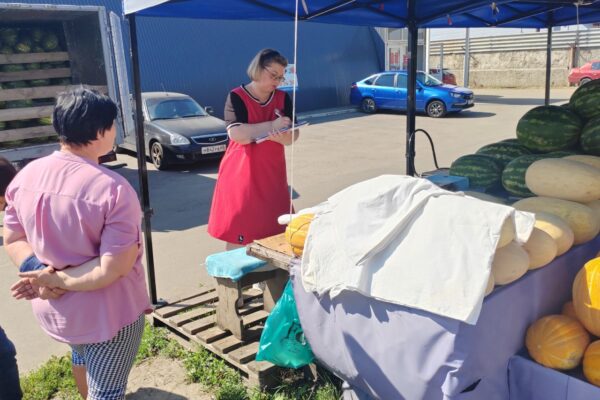 В Тамбове прошел рейд по местам несанкционированной торговли