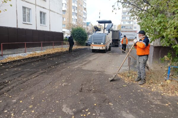 В Тамбове обновляют межквартальные дворовые проезды