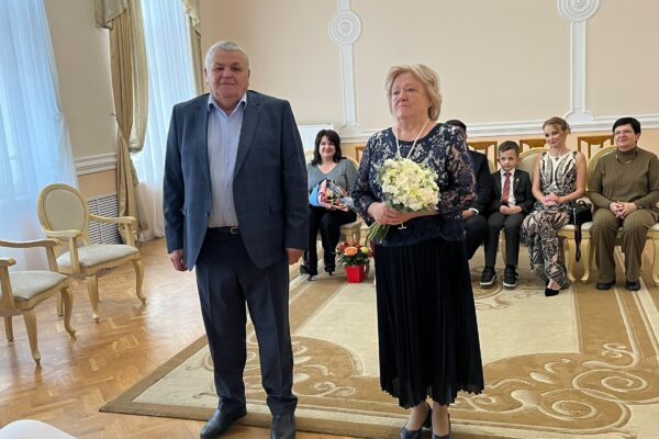 В Тамбове чествовали золотых юбиляров супружеской жизни