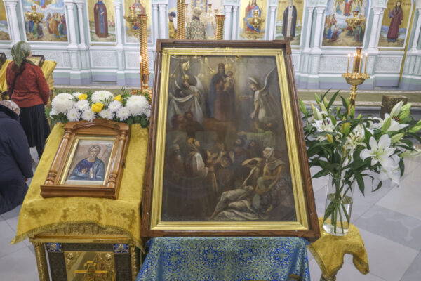Проводы иконы "Всех скорбящих радость", фото Ивана Анникова