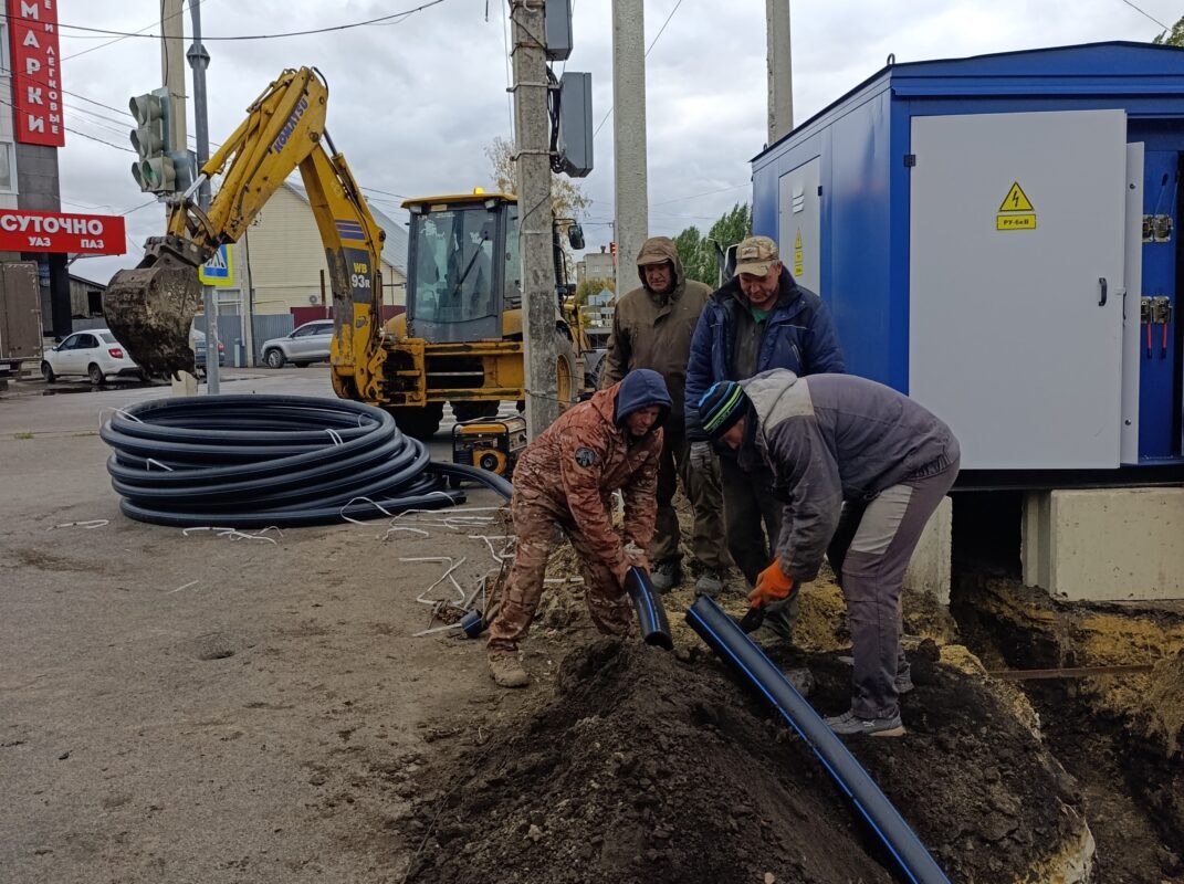 Строительство подстанций в Тамбове. Фото "ОРЭС-Тамбов"