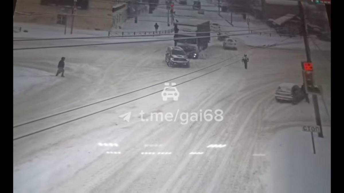 Скриншот с видео ТГ-канала "Полоса безопасности"