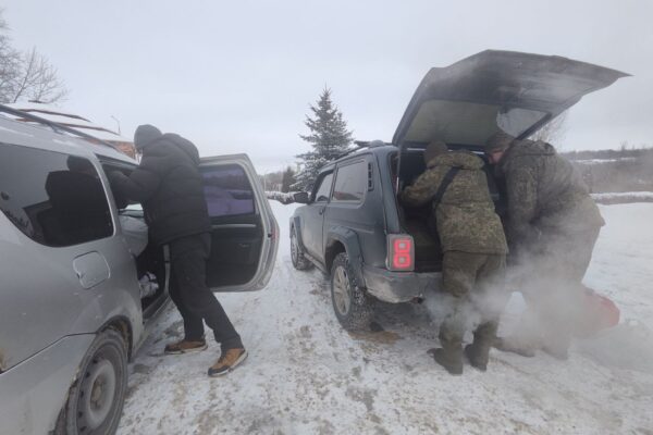 Журналист из Тамбова доставила гуманитарный груз на Белгородское направление