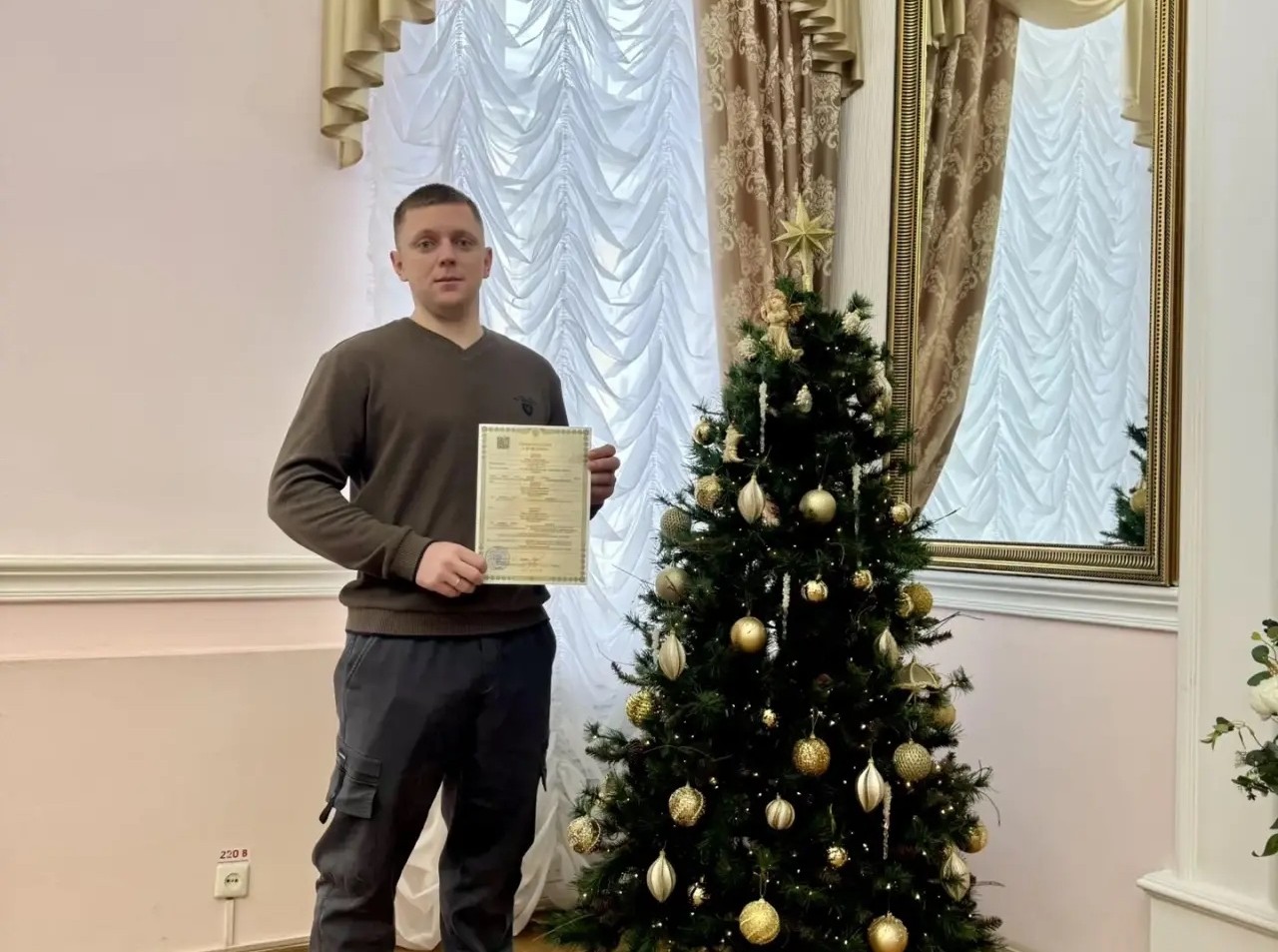 Первым зарегистрированным в 2026 году тамбовчанином стал Иван Соколов