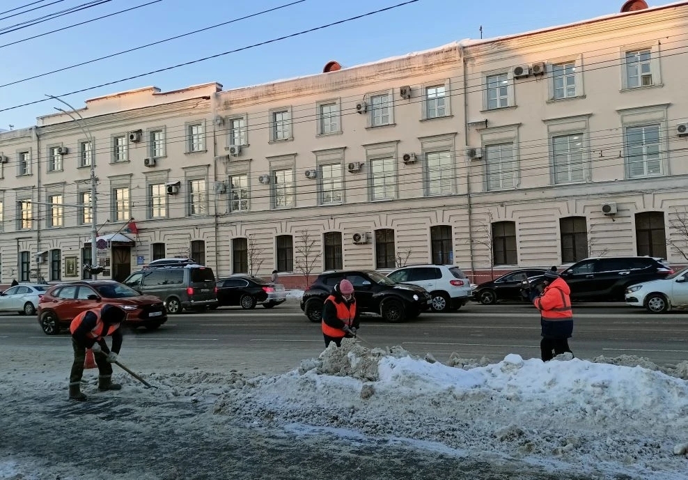 Тамбовчане объединились в борьбе с последствиями обильного снегопада