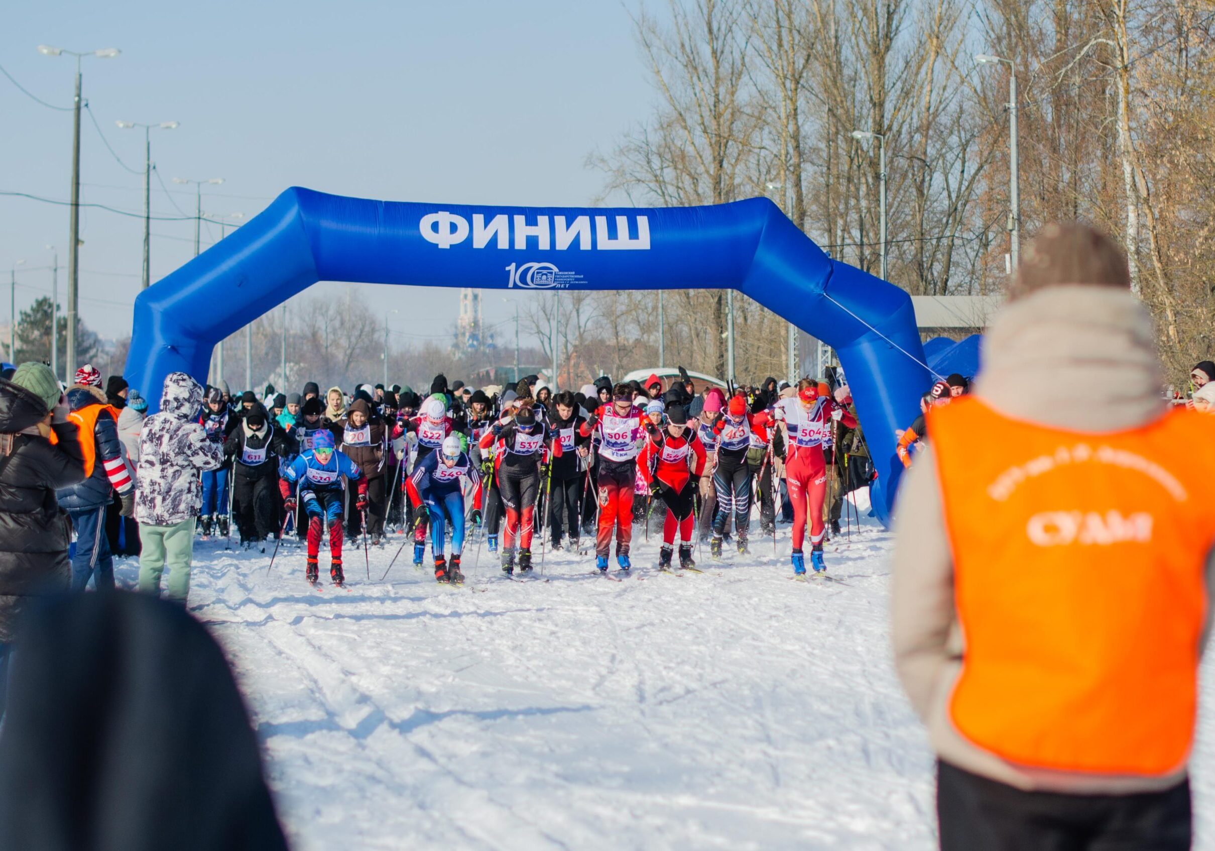 Более 3 тысяч участников встали на «Державинскую лыжню» в Тамбове