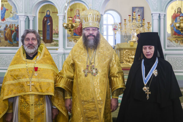 В Тамбове церковных наград удостоены священник Андрей Финаев и игумения Тавифа