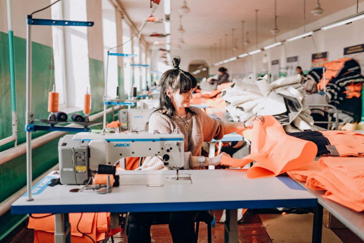 Конкурсантка Анастасия на своем рабочем месте