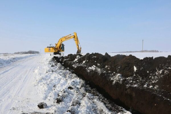 Под Тамбовом начали строительство газопровода к поселку Пудовкин