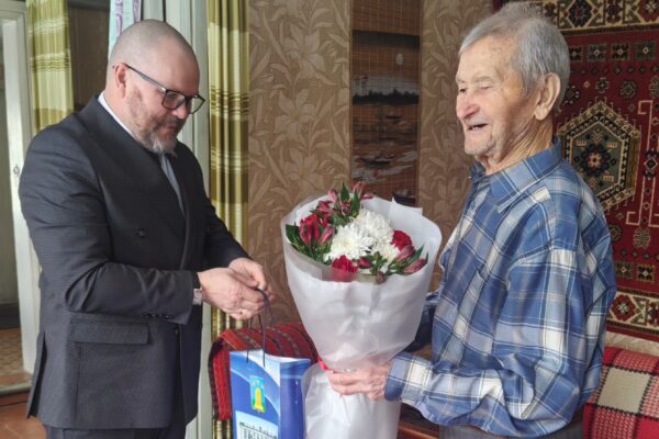 В Тамбове поздравили с 99-летием ветерана Великой Отечественной войны