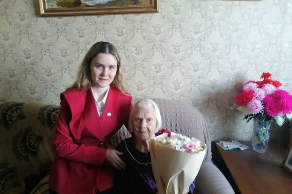 Тамбовчанку Марию Константиновну Пустыреву поздравили с 95-летием