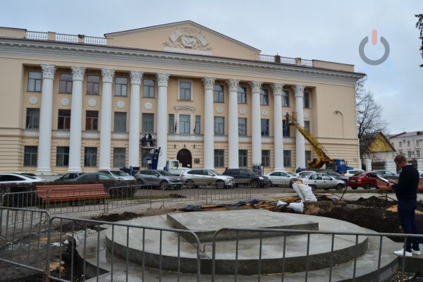 В Тамбове начали готовить место под памятник Державину