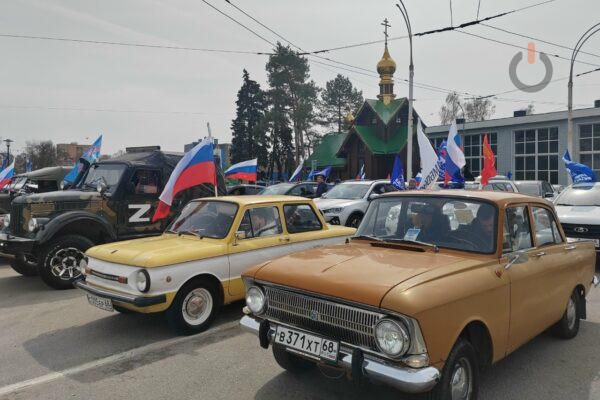 Автопробег Победы прошел на улицах Тамбова
