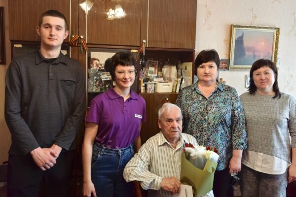 Участника Великой Отечественной войны из Тамбова поздравили с 99-летием