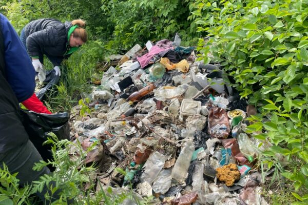 В Тамбове убрали гигантскую свалку в Красненском карьере, созданную владельцами гаражей