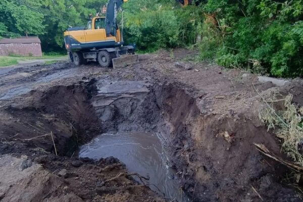 РКС-Тамбов меняют участок водовода под руслом реки Студенец