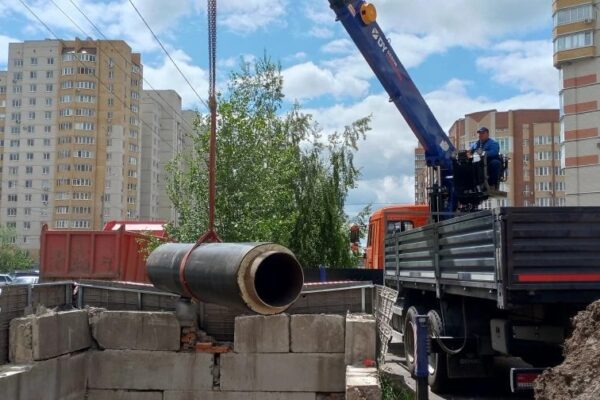 В Тамбове на Агапкина модернизируют тепловые камеры и заменят разрушенный трубопровод