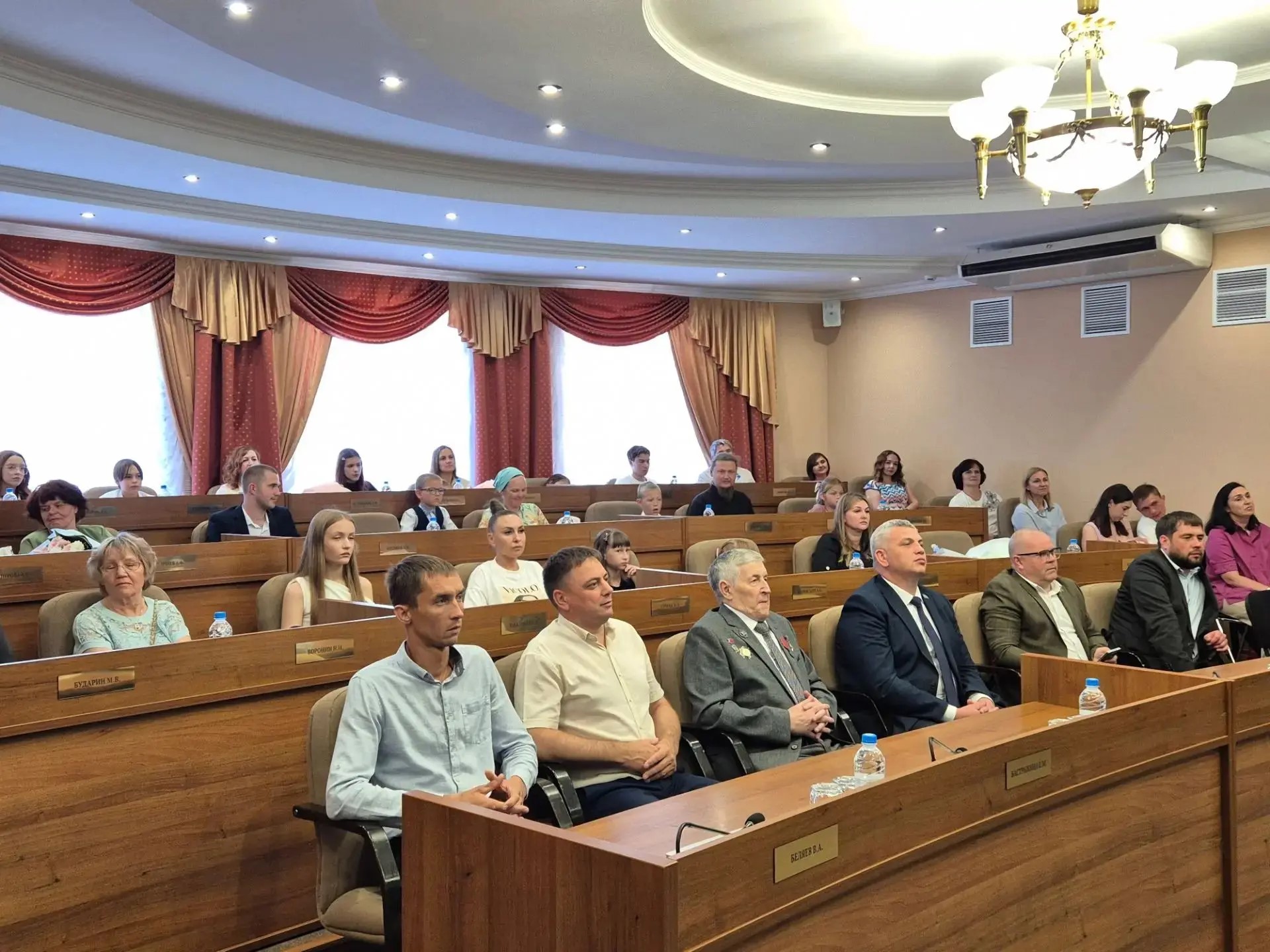 В Тамбовской гордуме чествуют семьи