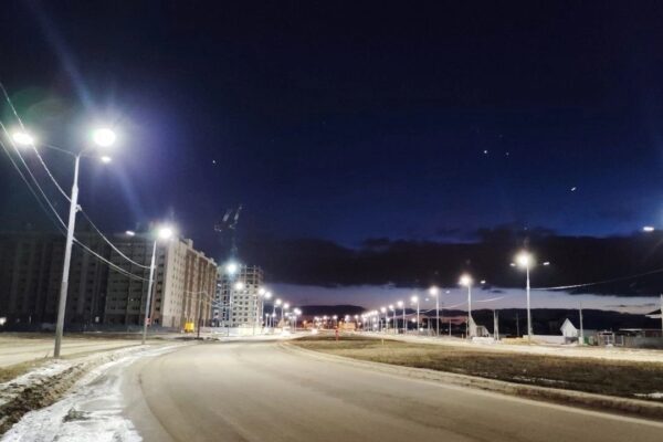 В 2025 году в Тамбове построили более семи километров новых сетей уличного освещения