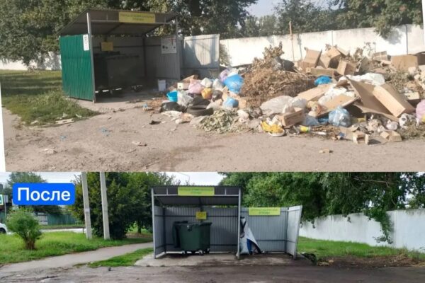 В Тамбове на улице Ипподромной убрали несанкционированную свалку