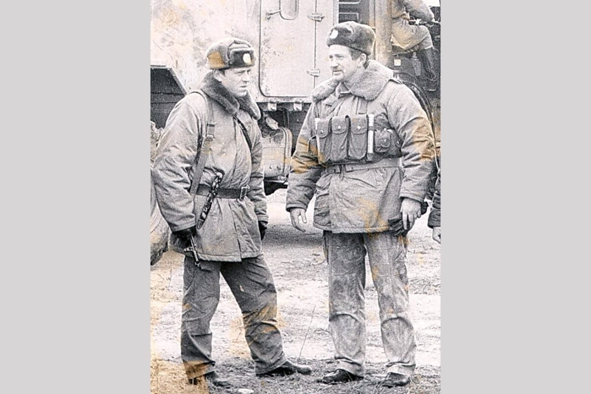 Баку, 1990 год, Владимир Жаров справа. Фото из архива Владимира Жарова