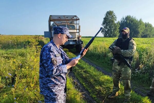 Больше 20 протоколов за выходные: тамбовские росгвардейцы массово проверяют охотников