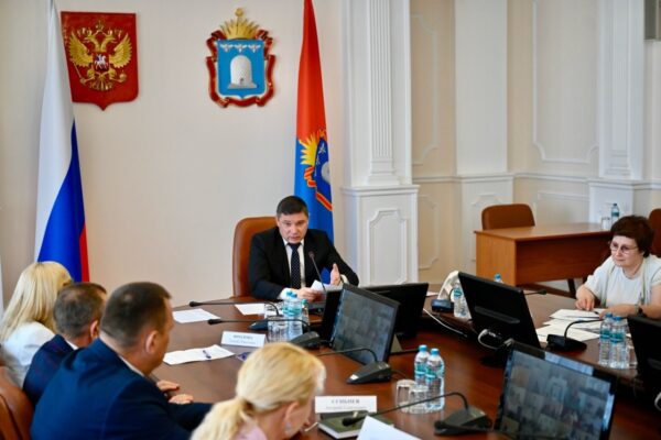 Оперативное совещание в правительстве Тамбовской области начнется сегодня в 10 утра