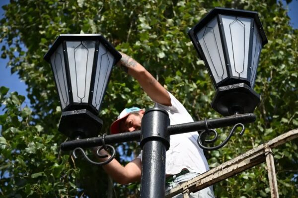 На набережной Тамбова до середины сентября установят 268 светодиодных светильников