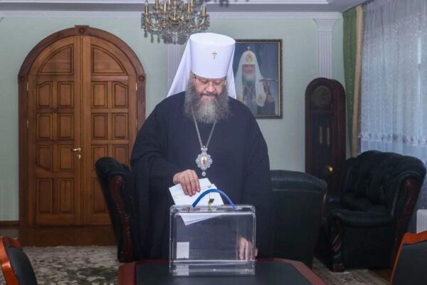 Тамбовский митрополит Феодосий проголосовал на выборах депутатов двух уровней