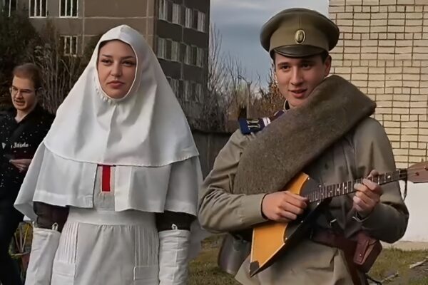 Тамбовские студенты в День Георгиевских кавалеров побывали в военном лагере Первой мировой