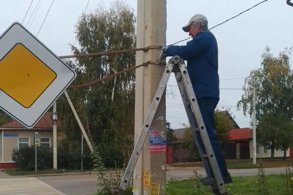 В Тамбове за 8 месяцев установили 324 дорожных знака и покрасили 879 опор